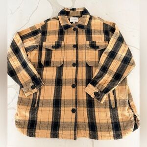 Lucky Brand Plaid Utility Jacket